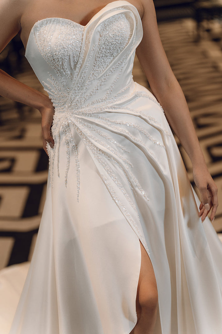 Crocus-Mermaid Style Wedding Dress 