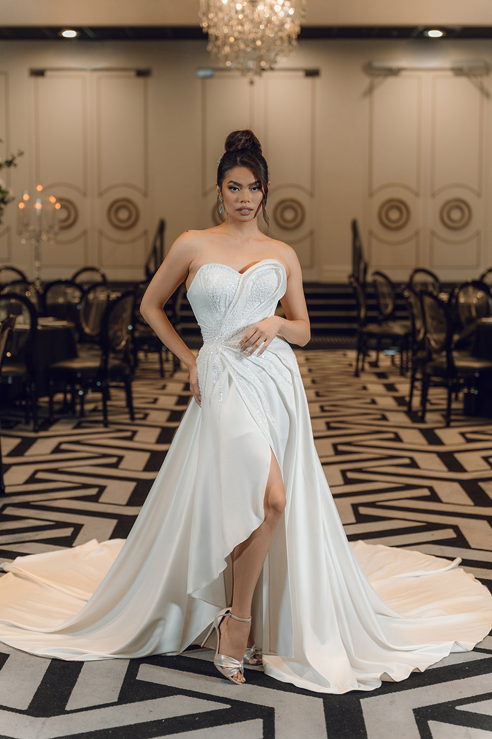 Crocus-Mermaid Style Wedding Dress front look 